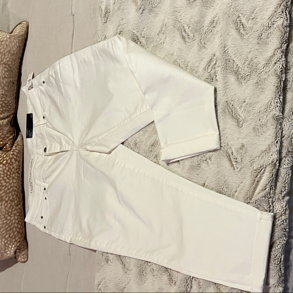 Talbots Off-White Straight Leg Jeans